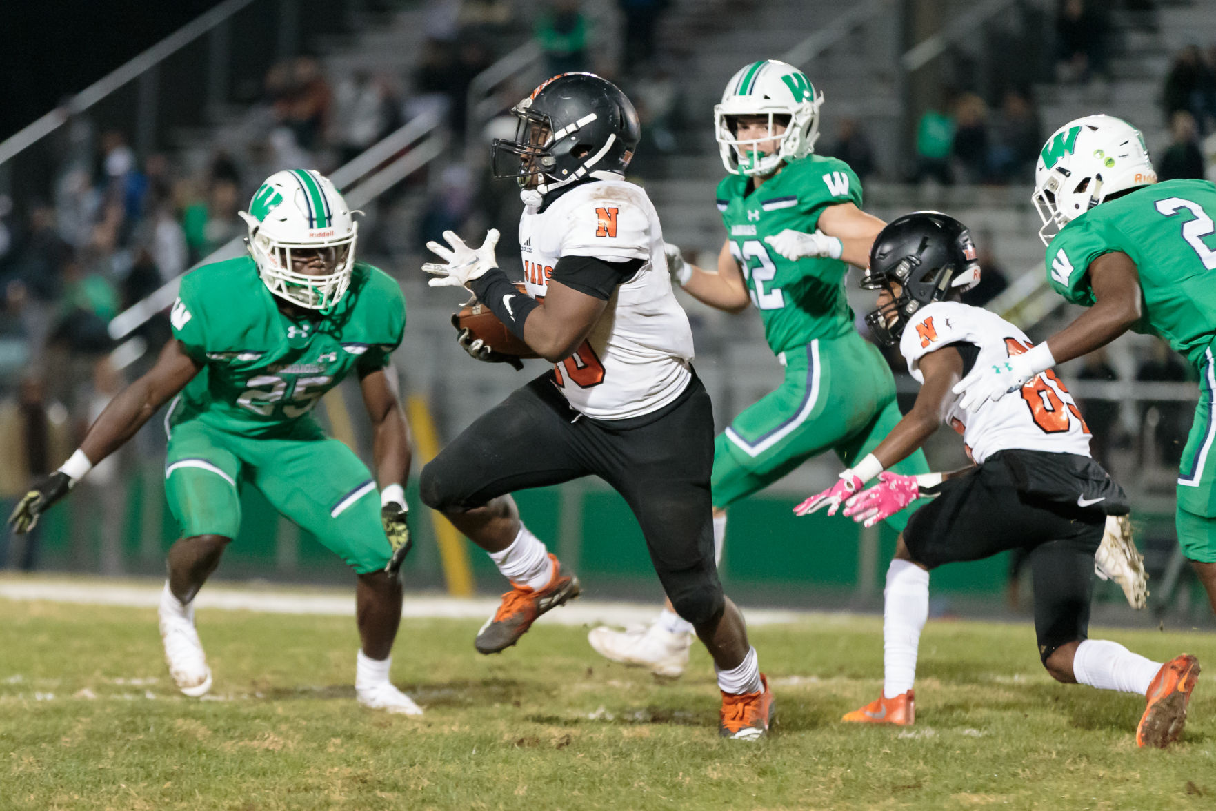 The Northwest Cabarrus Trojans fall to the Weddington Warriors in the third round of the 3AA State playoffs.